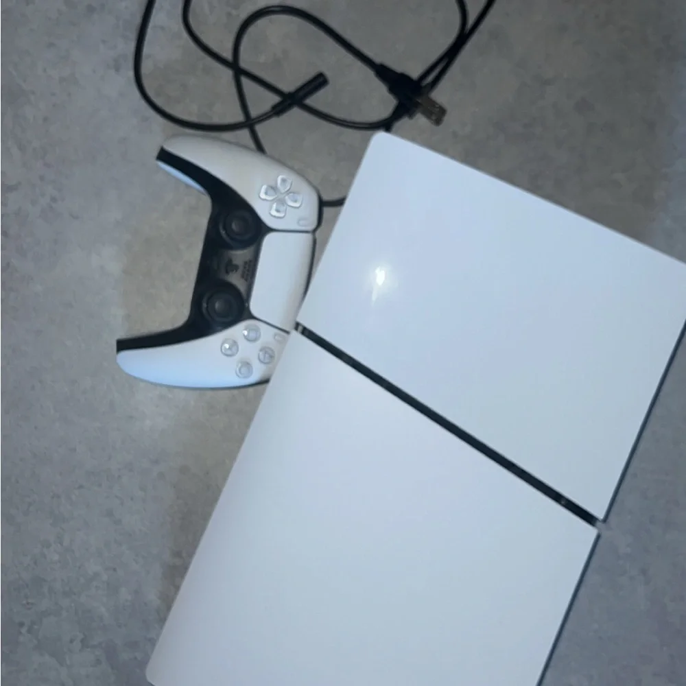 Sony Ps5 PlayStation digital edition White Gaming Console with Controller
